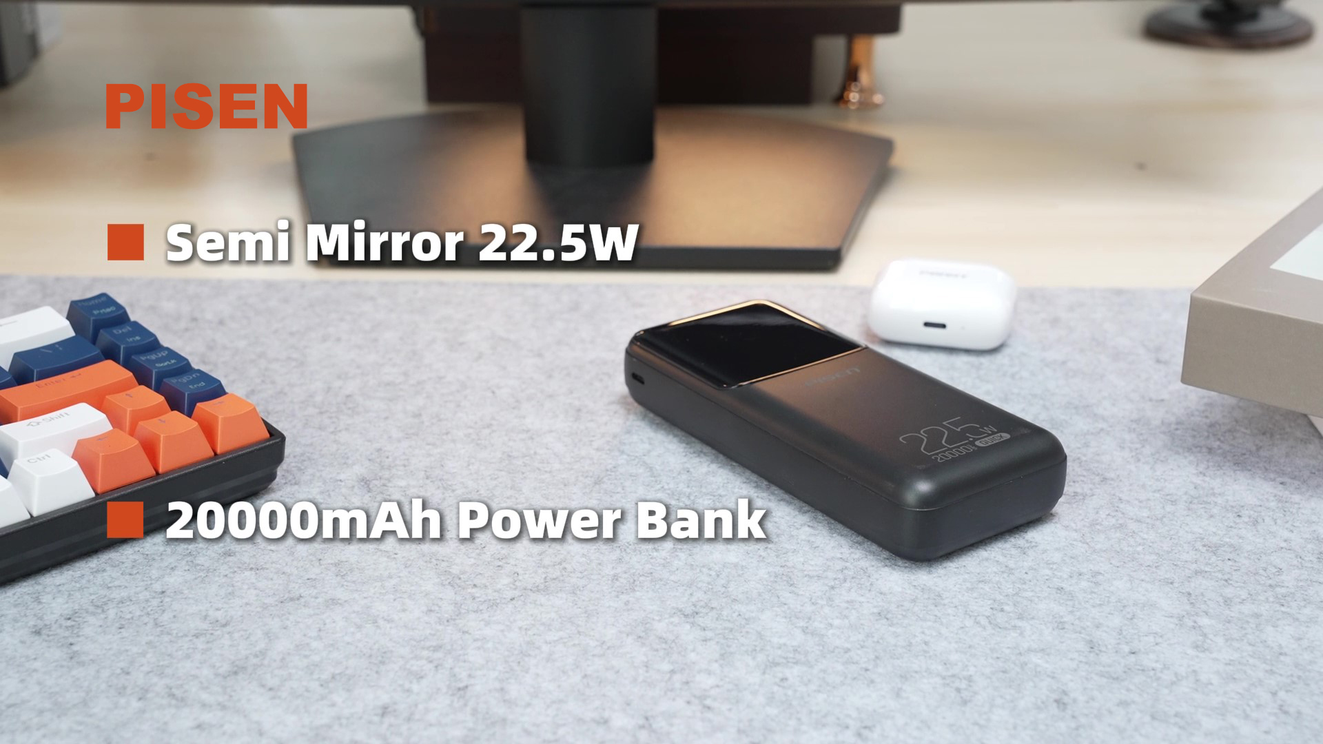 Poyan2です。 Amazon.com: PISEN CCC Certified Power Bank - 20000mAh 22.5W 3C